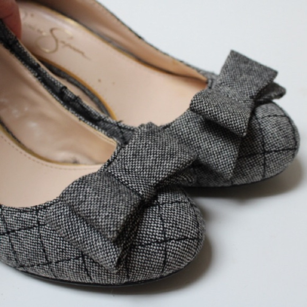 Jessica Simpson Sincerely bow wedges - Picture 4 of 10